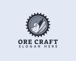 Chisel Sculpting Wood logo design