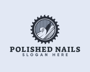 Chisel Sculpting Wood logo design