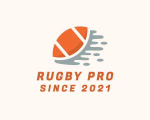 Rugby - Fast American Football logo design