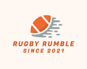 Rugby - Fast American Football logo design