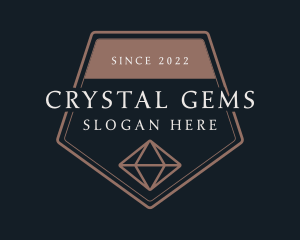 Elegant Diamond Gem logo design