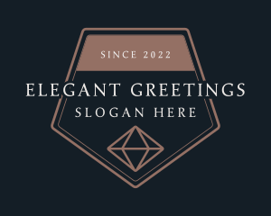 Elegant Diamond Gem logo design