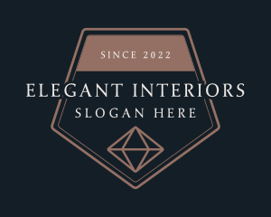 Elegant Diamond Gem logo design