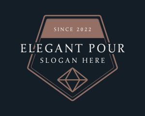 Elegant Diamond Gem logo design