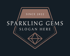 Elegant Diamond Gem logo design