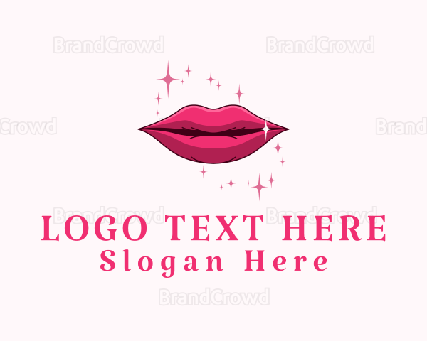 Beauty Feminine Lips Logo