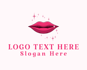 Beauty Feminine Lips  Logo