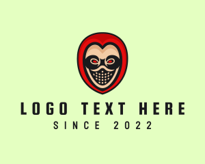 Evil - Evil Mask Man Mascot logo design