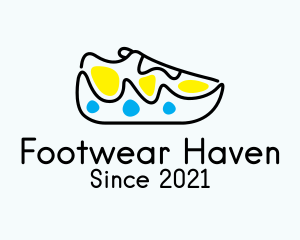 Fashion Shoes Sneaker logo design