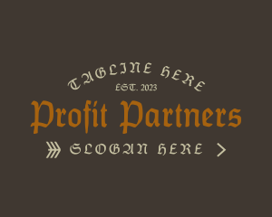 Rustic - Old Rustic Gothic Company logo design