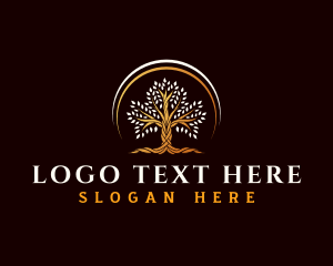 Plant - Luxury Tree Wellness logo design