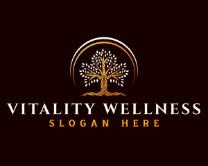 Luxury Tree Wellness logo design