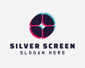 Investor - Modern Glitch Letter O logo design