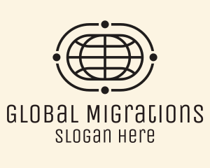 Immigration - Monoline Global Shipping logo design