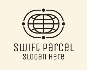 Parcel - Monoline Global Shipping logo design