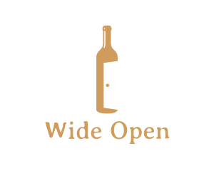 Open - Bar Door logo design