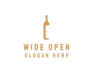 Open - Bar Door logo design