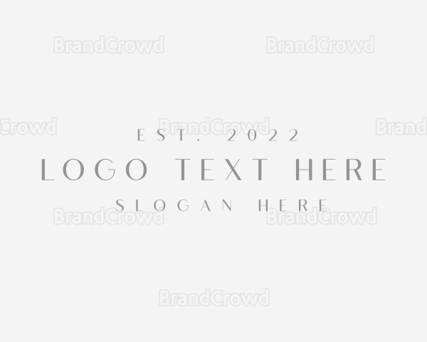 Elegant Minimalist Business Logo