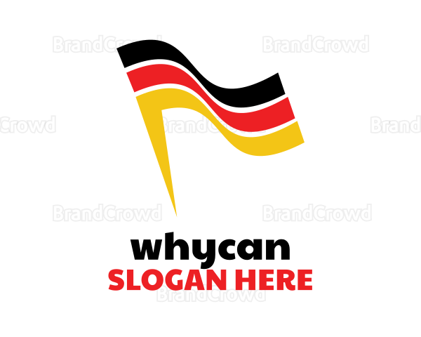 Abstract German Flag Logo