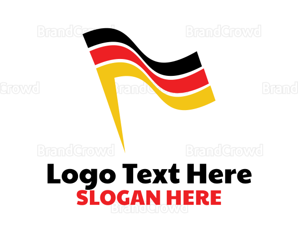 Abstract German Flag Logo