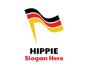 Abstract German Flag Logo