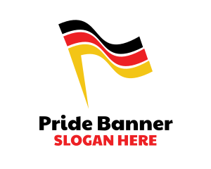 Abstract German Flag logo design