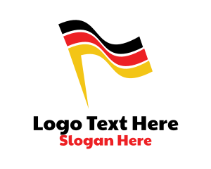 Abstract German Flag Logo