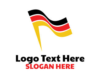 Abstract German Flag Logo