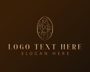 Woman - Female Woman Body logo design