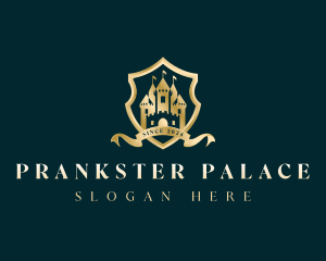 Luxury Castle Shield logo design