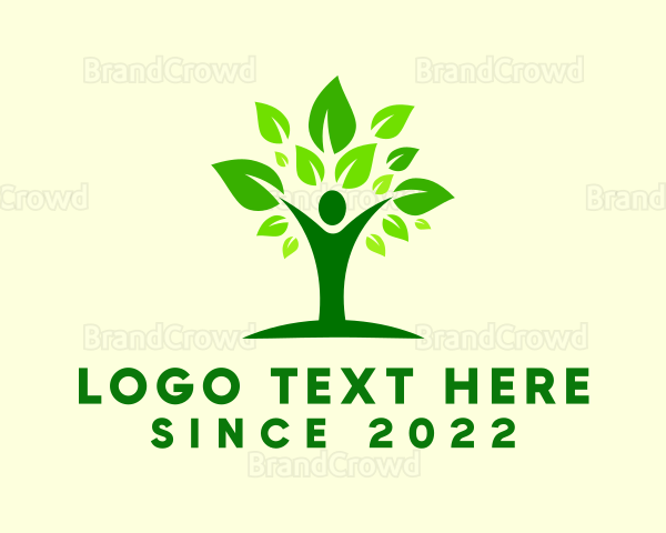 Human Wellness Tree Logo