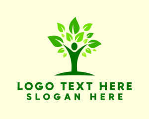 Human Wellness Tree Logo