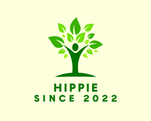 Gardener - Human Wellness Tree logo design