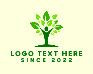 Landscaping - Human Wellness Tree logo design