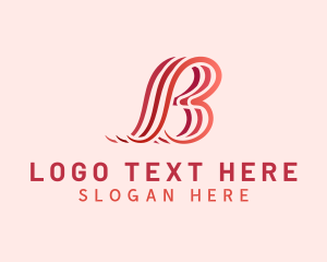 Digital Marketing - Generic Lines Letter B logo design