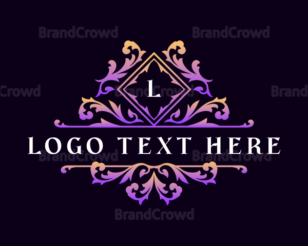 Elegant Floral Decorative Logo