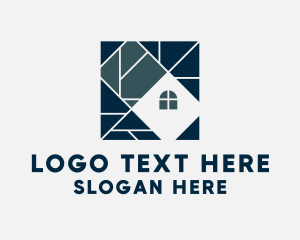 Pavement - House Flooring Tile logo design