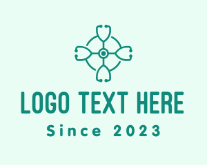 Medical Center - Medical Stethoscope Clinic logo design