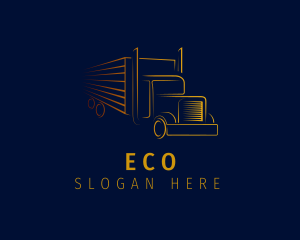 Cargo Delivery Truck Logo