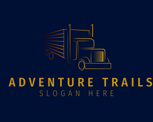 Cargo Delivery Truck logo design