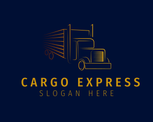 Cargo Delivery Truck logo design