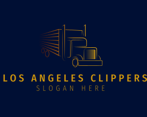 Freight - Cargo Delivery Truck logo design