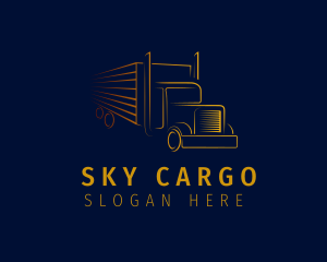 Cargo Delivery Truck logo design