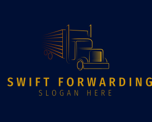 Cargo Delivery Truck logo design