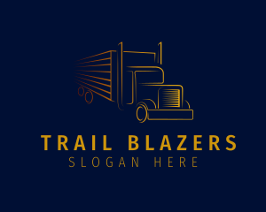 Cargo Delivery Truck logo design