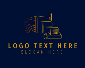 Cargo Delivery Truck Logo