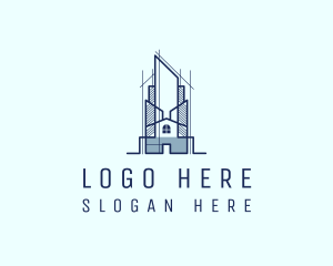 House Building Structure Logo