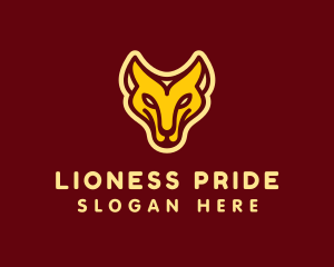 Lioness - Monoline Lioness Safari logo design