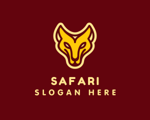 Monoline Lioness Safari logo design