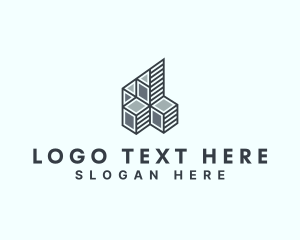 Plan - Architecture Building Structure logo design